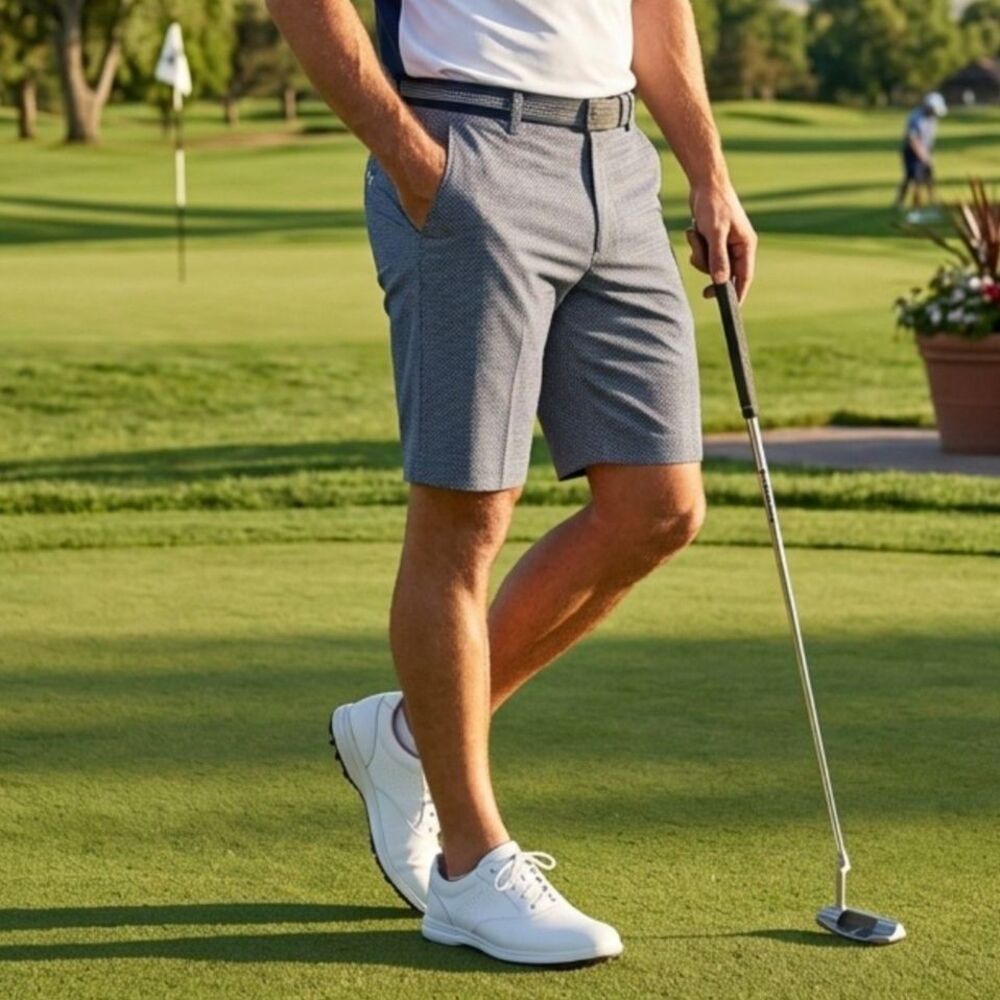 Callaway Golf Shorts Mens 40 Gray Heather Performance Stretch Active Waistband